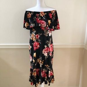 Lularoe Crushed Velvet Cici Dress Size Medium